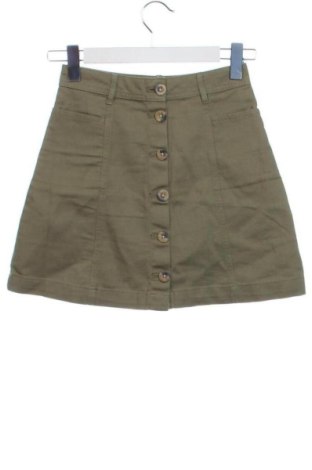 Rock H&M, Größe XXS, Farbe Grün, Preis 13,00 €, #137606551