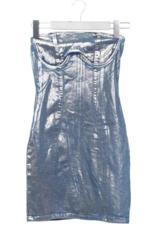Šaty  Bershka, Velikost XS, Barva Stříbrná, Cena  388,00 Kč, #137628700