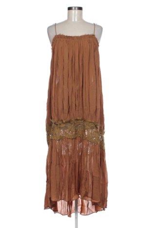 Φόρεμα Zara, Μέγεθος L, Χρώμα Καφέ, Τιμή 30,00 €, #137640902