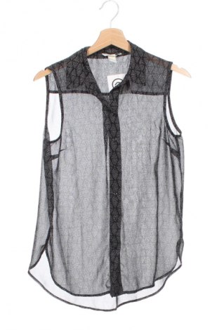 Γυναικείο πουκάμισο H&M, Μέγεθος XS, Χρώμα Μαύρο, Τιμή 1,99 €
