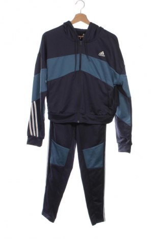 Costum trening de damă Adidas, Mărime XS, Culoare Albastru, Preț 461,99 Lei, #128698458
