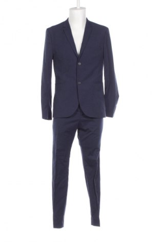 Мъжки костюм H&M, Размер L, Цвят Син, Цена 61,35 €, #128624556