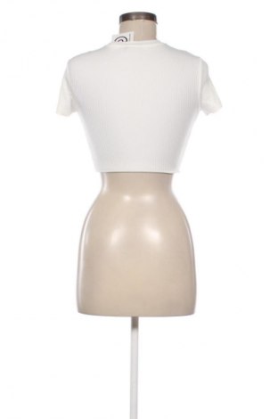 Damen Shirt Bershka, Größe M, Farbe Weiß, Preis 3,99 €