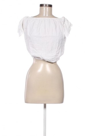 Damen Shirt Bershka, Größe M, Farbe Weiß, Preis 3,99 €