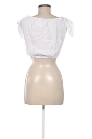 Damen Shirt Bershka, Größe M, Farbe Weiß, Preis 3,99 €