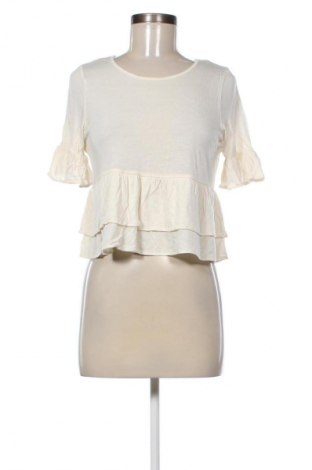 Damen Shirt H&M Divided, Größe M, Farbe Ecru, Preis 3,99 €