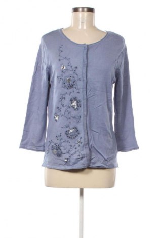 Damen Strickjacke David Lawrence, Größe M, Farbe Blau, Preis € 1,99