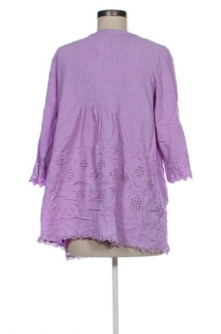 Γυναικείο πουκάμισο Denim 24/7, Μέγεθος M, Χρώμα Βιολετί, Τιμή 1,99 €