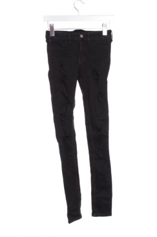 Damskie jeansy Hollister, Rozmiar XXS, Kolor Czarny, Cena 21,99 zł