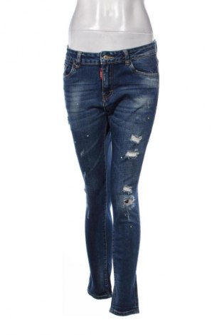 Damskie jeansy Unbranded, Rozmiar M, Kolor Niebieski, Cena 22,99 zł