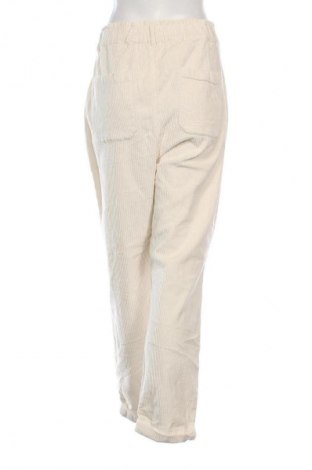 Pantaloni de velvet de femei Kiabi, Mărime XXL, Culoare Ecru, Preț 145,99 Lei