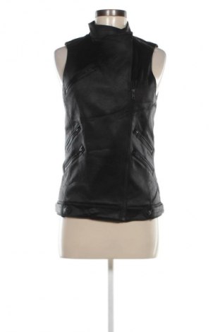 Γυναικείο γιλέκο White Suede, Μέγεθος XS, Χρώμα Μαύρο, Τιμή 30,99 €