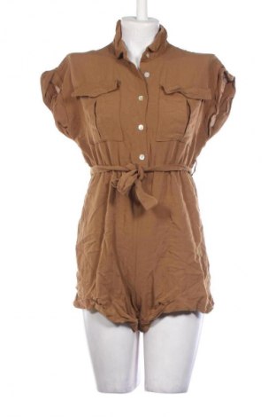 Damski krótki kombinezon Amos, Rozmiar M, Kolor Brązowy, Cena 27,92 zł