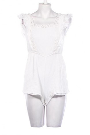 Дамски къс гащеризон Fb Sister, Размер S, Цвят Бял, Цена 3,57 €