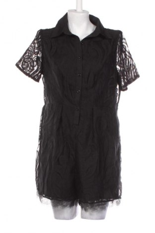 Salopetă scurtă de damă SHEIN, Mărime XL, Culoare Negru, Preț 78,32 Lei