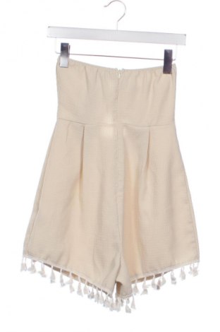 Damski krótki kombinezon SHEIN, Rozmiar XS, Kolor ecru, Cena 22,99 zł