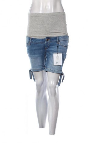 Дамски къс панталон Mamalicious, Размер M, Цвят Син, Цена 8,16 €