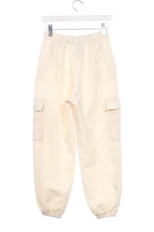 Damskie spodnie Bershka, Rozmiar XS, Kolor ecru, Cena 39,99 zł