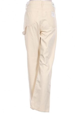 Dámské kalhoty  Calvin Klein Jeans, Velikost L, Barva Béžová, Cena  569,00 Kč