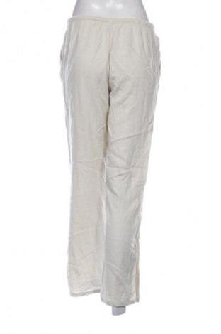 Damskie spodnie H&M Divided, Rozmiar L, Kolor ecru, Cena 20,99 zł