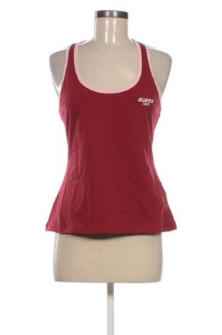 Damska koszulka na ramiączkach Guess, Rozmiar L, Kolor Czerwony, Cena 71,99 zł
