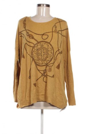 Дамски пуловер M&V, Размер L, Цвят Жълт, Цена 14,77 €