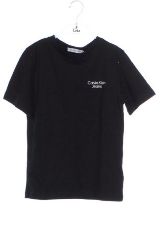 Dziecięcy T-shirt Calvin Klein Jeans, Rozmiar 6-7y/ 122-128 cm, Kolor Czarny, Cena 143,99 zł