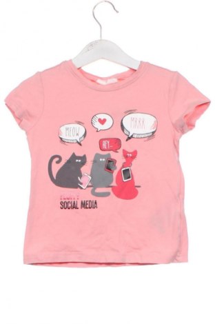 Dziecięcy T-shirt Coccodrillo, Rozmiar 2-3m/ 56-62 cm, Kolor Różowy, Cena 6,99 zł