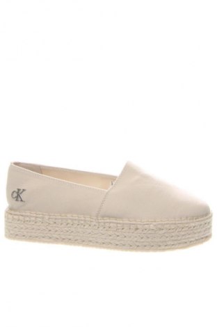 Εσπάδριλλες Calvin Klein Jeans, Μέγεθος 39, Χρώμα Εκρού, Τιμή 64,99 €, #133226330
