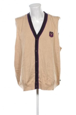 Męski kardigan Charles Colby, Rozmiar 3XL, Kolor Beżowy, Cena 290,99 zł