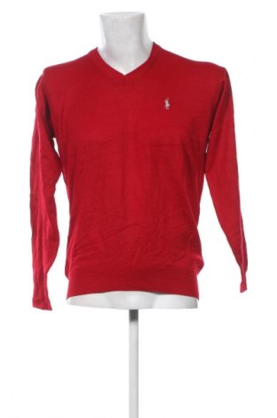 Herrenpullover Polo, Größe L, Farbe Rot, Preis 33,99 €, #133302649