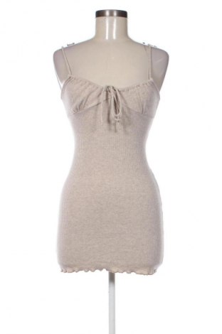 Kleid Bershka, Größe XS, Farbe Beige, Preis 14,31 €