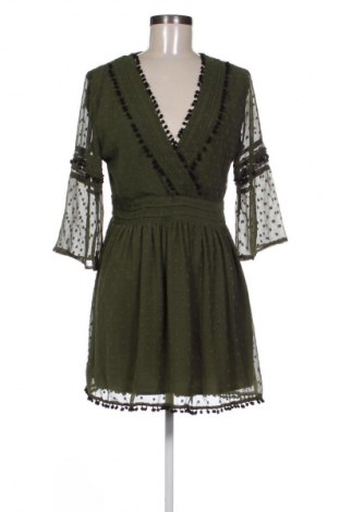 Šaty  Zara, Veľkosť L, Farba Zelená, Cena  17,95 €