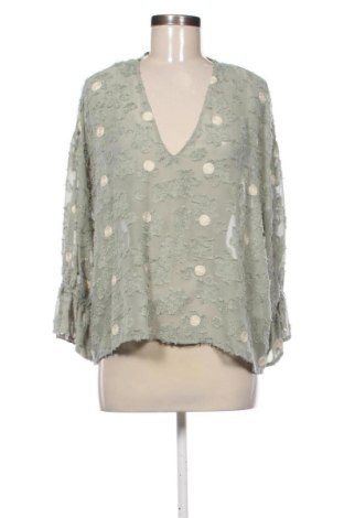 Damen Shirt Zara, Größe L, Farbe Grün, Preis € 12,00, #137647661