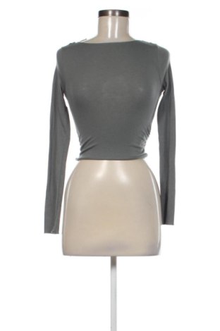 Bluză de femei Bershka, Mărime S, Culoare Gri, Preț 31,49 Lei, #137651919