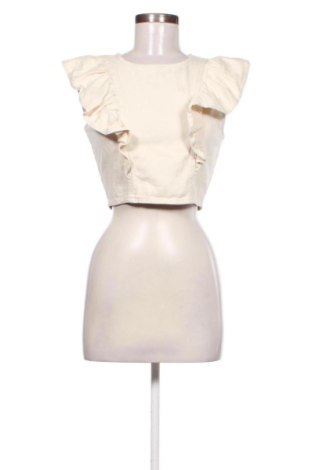 Дамска блуза Gina Tricot, Размер S, Цвят Екрю, Цена 6,00 €, #137661369