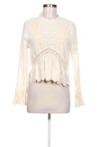 Дамска блуза Zara, Размер M, Цвят Екрю, Цена 37,40 €, #137664995