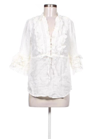 Bluzka damska 120% Lino, Rozmiar L, Kolor Biały, Cena 198,98 zł, #137666809