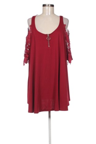 Bluzka damska SHEIN, Rozmiar 3XL, Kolor Czerwony, Cena 50,80 zł, #137673538