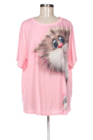Bluzka damska SHEIN, Rozmiar 3XL, Kolor Różowy, Cena 42,34 zł, #137673837
