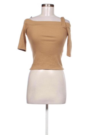Damen Shirt Stradivarius, Größe M, Farbe Beige, Preis 9,00 €, #137679449