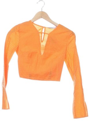 Дамска блуза Bershka, Размер XS, Цвят Оранжев, Цена 5,72 €, #137693934