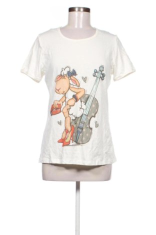 Damski T-shirt Unbranded, Rozmiar M, Kolor ecru, Cena 42,34 zł, #137694853