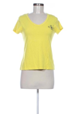 Дамска блуза Calvin Klein Jeans, Размер S, Цвят Жълт, Цена 24,28 €, #137697186