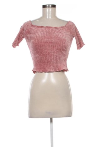 Damen Shirt Bershka, Größe S, Farbe Aschrosa, Preis € 9,00, #137660307