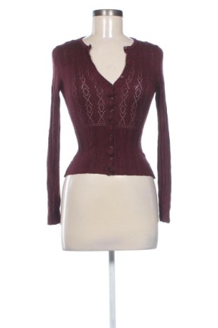Cardigan de damă H&M, Mărime XS, Culoare Roșu, Preț 68,24 Lei, #137663893