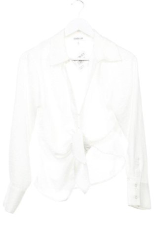 Cămașă de femei Edited, Mărime XS, Culoare Alb, Preț 57,74 Lei, #137630872