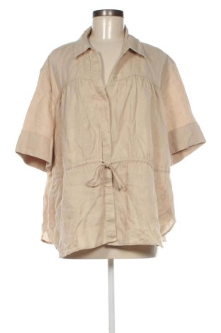 Дамска риза Marks & Spencer, Размер XXL, Цвят Бежов, Цена 14,00 €, #137639120
