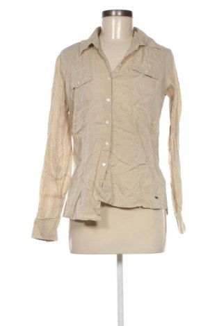 Дамска риза Tommy Hilfiger, Размер S, Цвят Бежов, Цена 43,63 €, #137660578