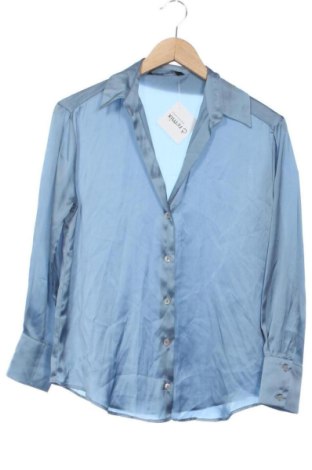 Дамска риза Zara, Размер XS, Цвят Син, Цена 14,00 €, #137680099
